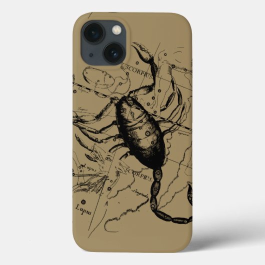 Scorpio Constellation Hevelius 1690 Classic Case-Mate iPhone Hülle (Rückseite)