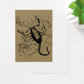 Scorpio Constellation Hevelius 1690 Dekor (Schreibtisch)