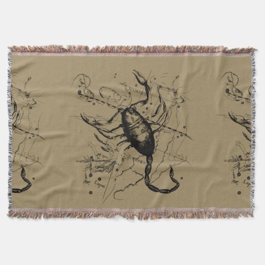 Scorpio Constellation Hevelius 1690 Dekor Decke (Vorderseite)