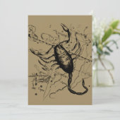 Scorpio Constellation Hevelius 1690 Okt23 - Nov 21 (Stehend Vorderseite)