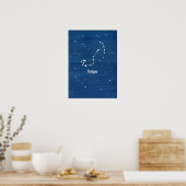 Scorpio Constellation Night Sky Poster (Küche)