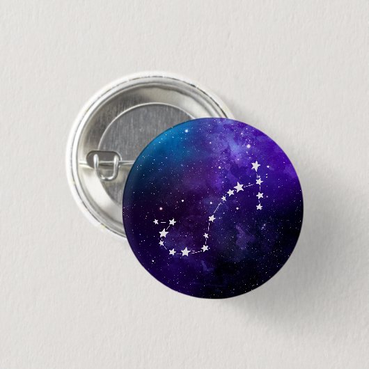 Scorpio Constellation Zodiac Button (Vorne & Hinten)