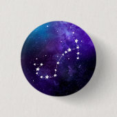 Scorpio Constellation Zodiac Button (Vorderseite)