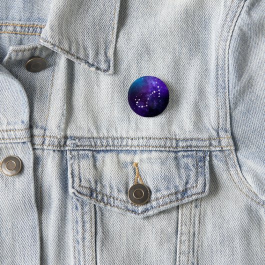 Scorpio Constellation Zodiac Button (Beispiel)