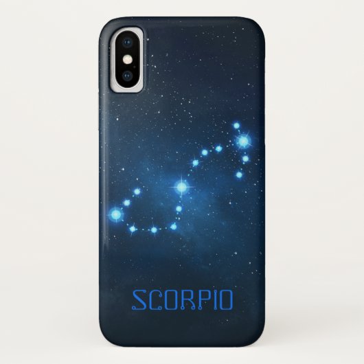 Scorpio Constellation Zodiac Case-Mate iPhone Hülle (Rückseite)