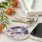 Scorpio Cosmic Celestial Zodiac Schlüsselanhänger (Vorderseite rechts)