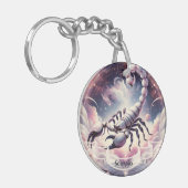 Scorpio Cosmic Celestial Zodiac Schlüsselanhänger (Vorderseite links)