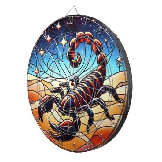 Scorpio Dartboard Dartscheibe (Vorderseite rechts)