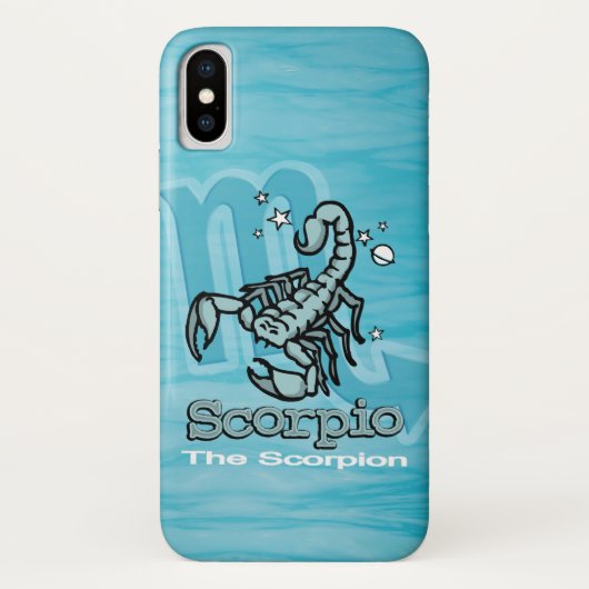 Scorpio Das Skorpion-Wasserzeichen - iPhone-Gehäus Case-Mate iPhone Hülle (Rückseite)