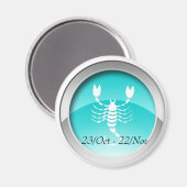 Scorpio Dates Magnet (Vorderseite/Rückseite)