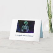 Scorpio der Skorpion zodiac Grußkarte Karte (Rückseite)