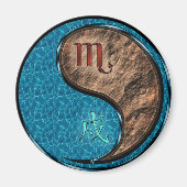 Scorpio & Earth Dog Magnet (Vorne)