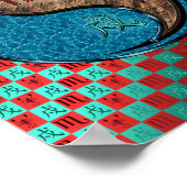 Scorpio & Earth Dog Poster (Ecke)