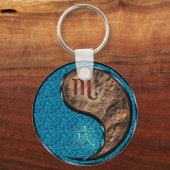 Scorpio & Earth Dog Schlüsselanhänger (Vorderseite)