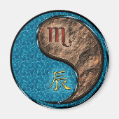 Scorpio & Earth Dragon Magnet (Vorne)