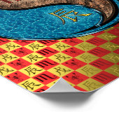 Scorpio & Earth Dragon Poster (Ecke)