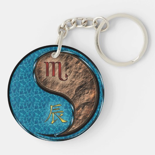 Scorpio & Earth Dragon Schlüsselanhänger (Rückseite)