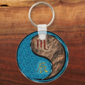 Scorpio & Earth Dragon Schlüsselanhänger (Vorderseite)