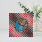 Scorpio & Earth Rabbit Karte (Stehend Vorderseite)