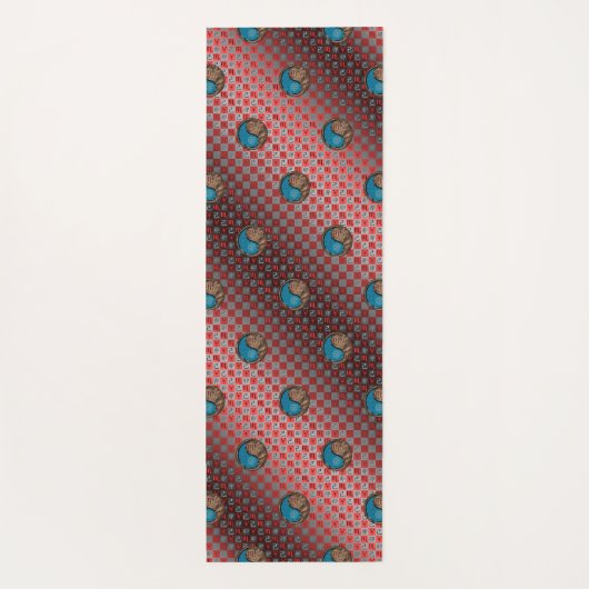 Scorpio & Earth Rabbit Yogamatte (Rückseite)