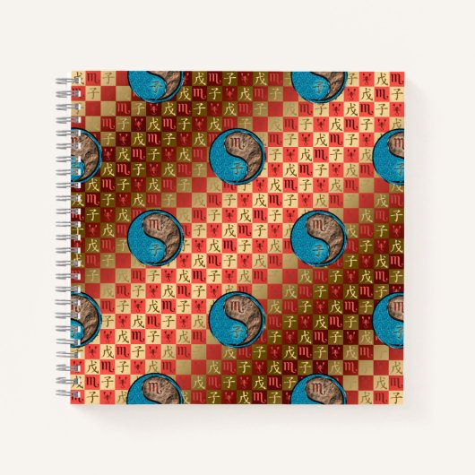 Scorpio & Earth Rat Notizblock (Vorderseite)