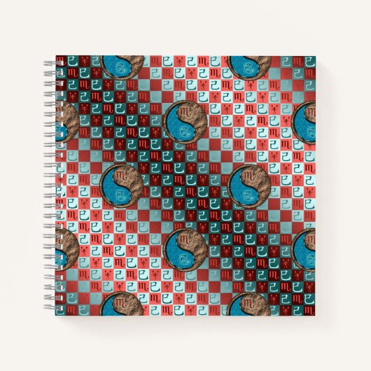 Scorpio & Earth Snake Notizblock (Vorderseite)