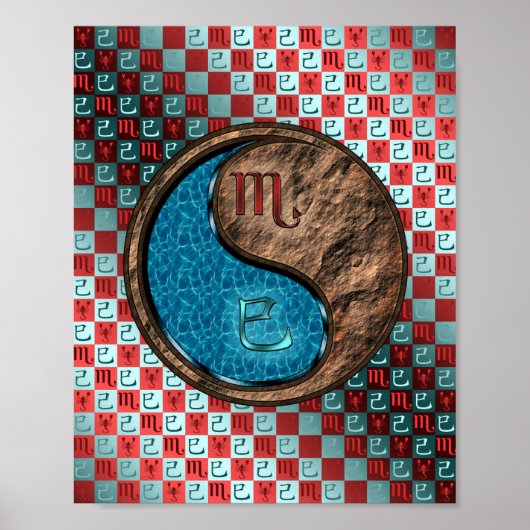 Scorpio & Earth Snake Poster (Vorne)