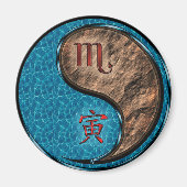 Scorpio & Earth Tiger Magnet (Vorne)