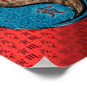 Scorpio & Earth Tiger Poster (Ecke)