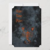 Scorpio Einladung (Rückseite)