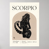 Scorpio Feminine Poster (Vorne)