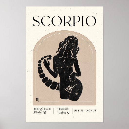 Scorpio Feminine Poster (Vorne)