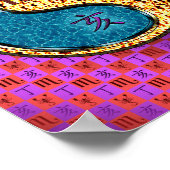 Scorpio & Fire Boar Poster (Ecke)