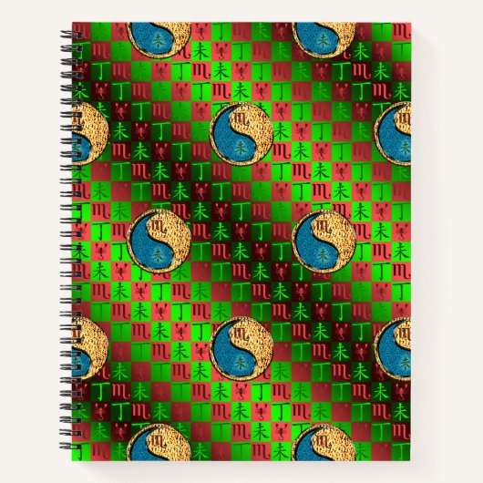 Scorpio & Fire Goat Notizblock (Vorderseite)