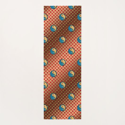 Scorpio & Fire Rat Yogamatte (Rückseite)