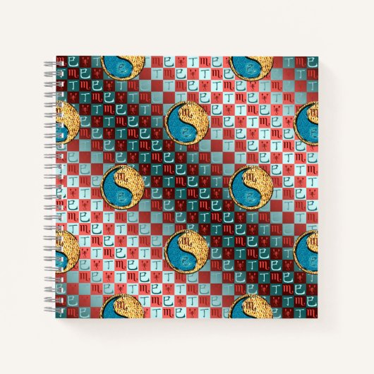 Scorpio & Fire Snake Notizblock (Vorderseite)