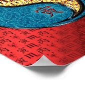 Scorpio & Fire Tiger Poster (Ecke)