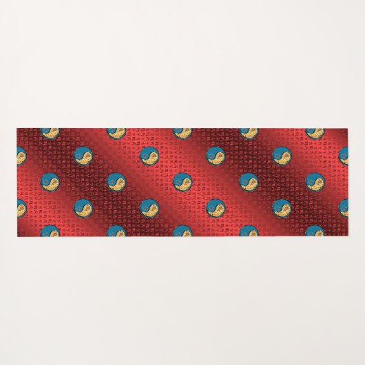 Scorpio & Fire Tiger Yogamatte (Rückseite (Horizontal))