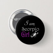 Scorpio Girl Button (Vorne & Hinten)