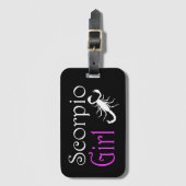 Scorpio Girl Gepäckanhänger (Vorderseite Vertikal)