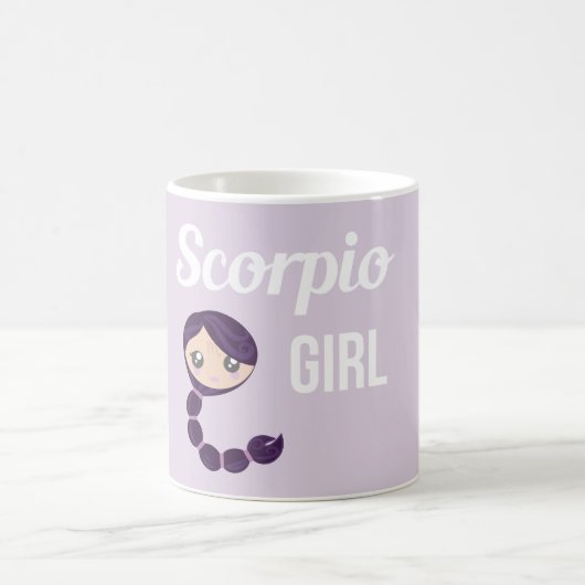 Scorpio Girl Kaffeetasse (Mittel)