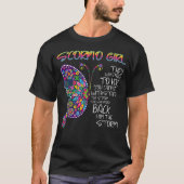 Scorpio Girl Sie flüstern ihr T-Shirt (Vorderseite)