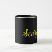 Scorpio Gold Letters Tasse (Zentrum)