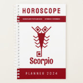 Scorpio Horoscope Planer (Vorderseite)