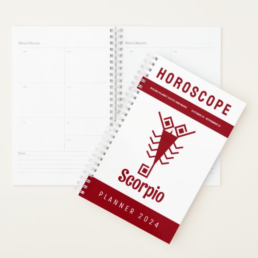 Scorpio Horoscope Planer (Anzeige)