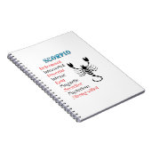 Scorpio Horoscope Zodiac-Zeichen Notizblock (Rechte Seite)
