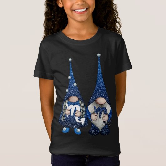 Scorpio Horoskop Zodiac Signature Astrologie Tomte T-Shirt (Vorderseite)