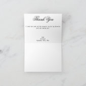 Scorpio Impressionist Malstil & Gold Dankeskarte (Innenseite)