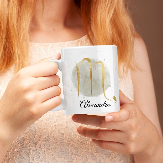 Scorpio individuell anpassbare Wasserfarbe Zodiac  Kaffeetasse