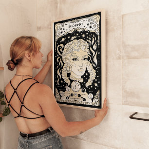 Scorpio Intense and Mysterious - Astrologie Poster
